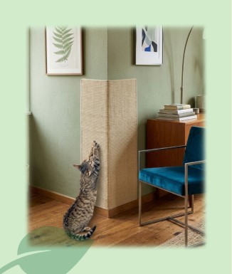 KARLIE 46242 - Rascador de Pared de Sisal 28 × 52 cm