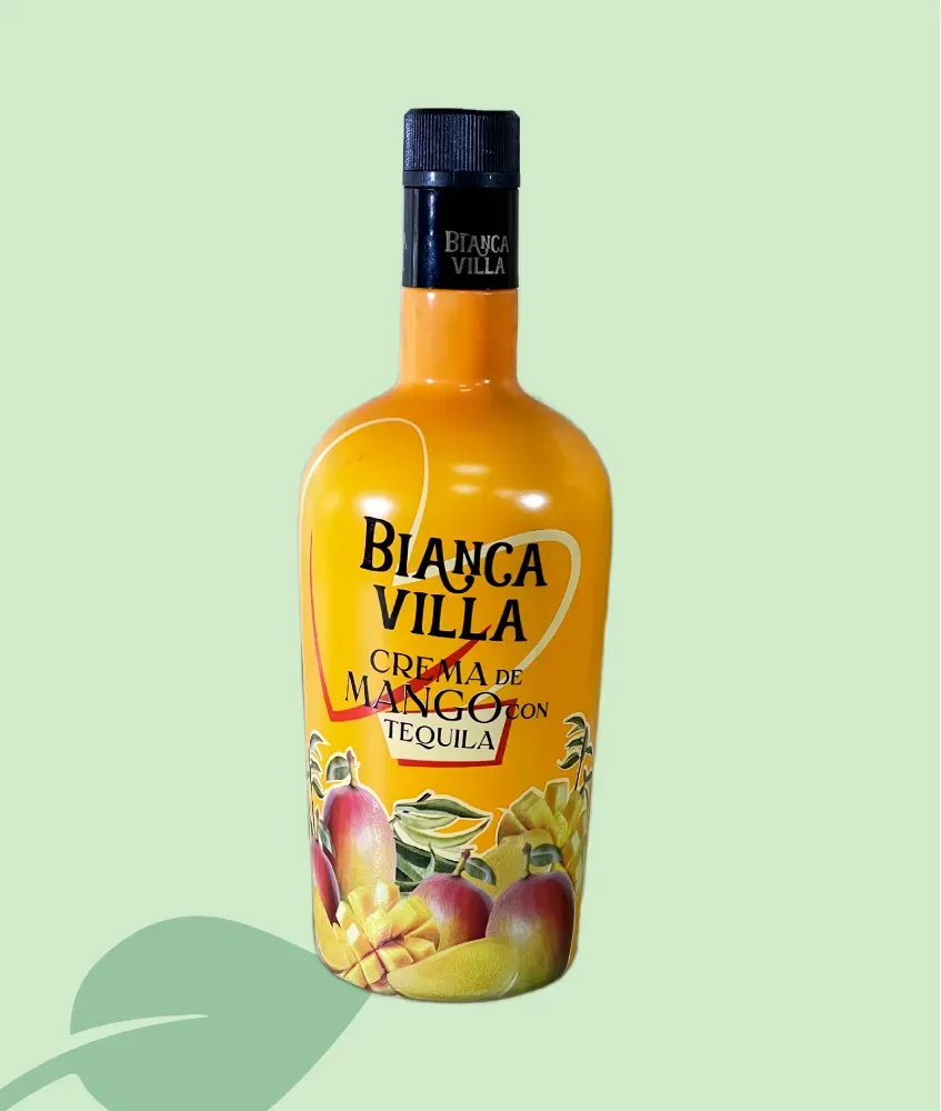 Crema de Mango con Tequila Bianca Villa — Licor Premium