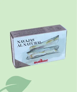 Navalles al natural Burriac – Conserve gourmet del mar