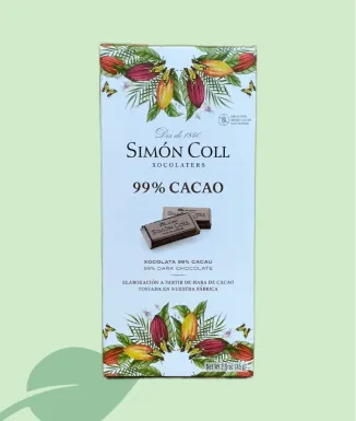 Xocolata Simón Coll 99 % cacau 85 g – Intensa i pura