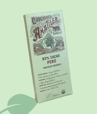 Amatller Xocolata Perú 83% cacau 70 g – Tauleta premium