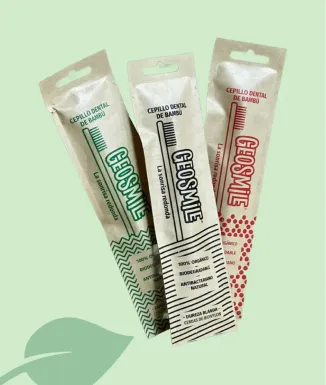 GeoSmile Cepillo Dental de Bambú – ecológico y biodegradable
