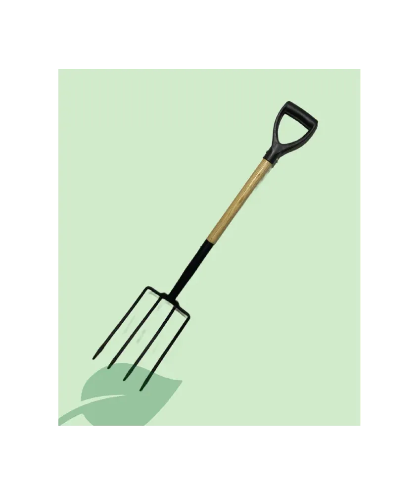 Forca de Jardí 115 cm amb Mànec de Fusta – aireja i remou terra