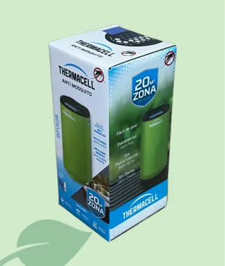 Thermacell antimosquits difusor verd i blau per a exterior