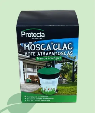 Trampa Mosca’Clac Protecta – atrapamoscas con atrayente