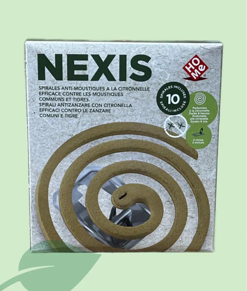 Nexis Espirales Citronella Anti‑Mosquitos 10 u – Repelente Exterior