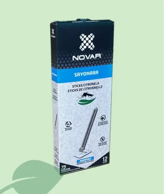 Novar Sayonara Sticks Citronela Anti-Mosquitos 12 U