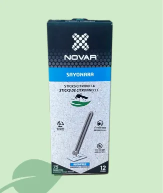 Novar Sayonara Sticks Citronela Anti-Mosquitos 12 U