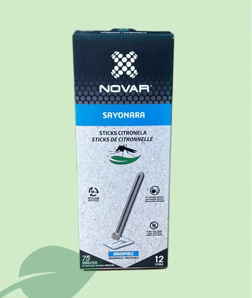 Novar Sayonara Sticks Citronela Anti-Mosquits 12 U