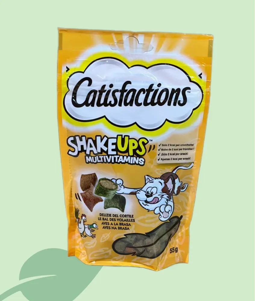 Catisfactions Snack Gat 60 g Mix Pollastre i Ànec