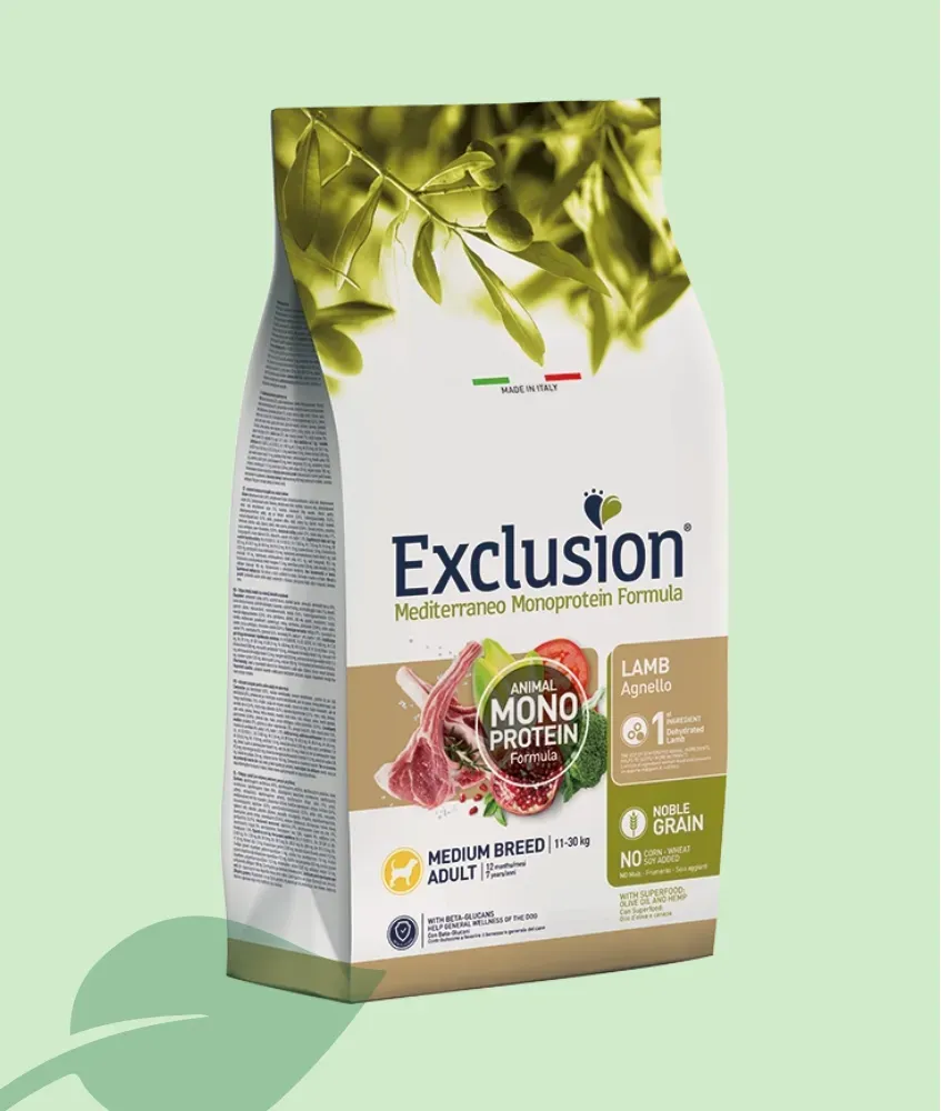 Exclusion Lamb Adult – Pienso de Cordero para Perros (3 kg / 12 kg)