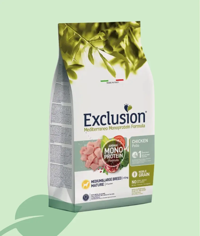 Exclusion M Mature Adult Medium 12 kg – pienso senior perros