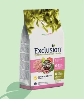Exclusion Puppy Pollo Medium 3 kg – Pienso