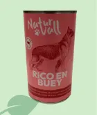 Natur Vall Vacuno Lata 1240 g Comida Húmeda para Perros