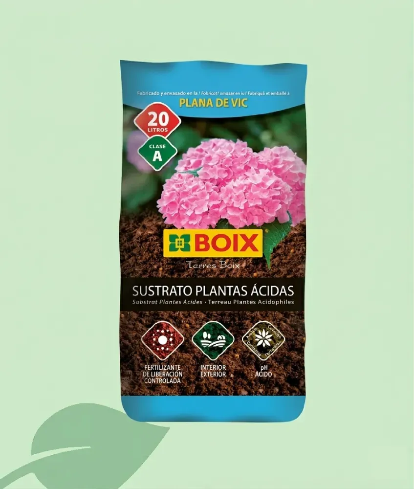Boix Sustrato Plantas Ácidas 20 L Hortensias Azaleas