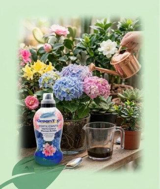 Green Top Adob Hortènsies 1 L Plantes Àcides
