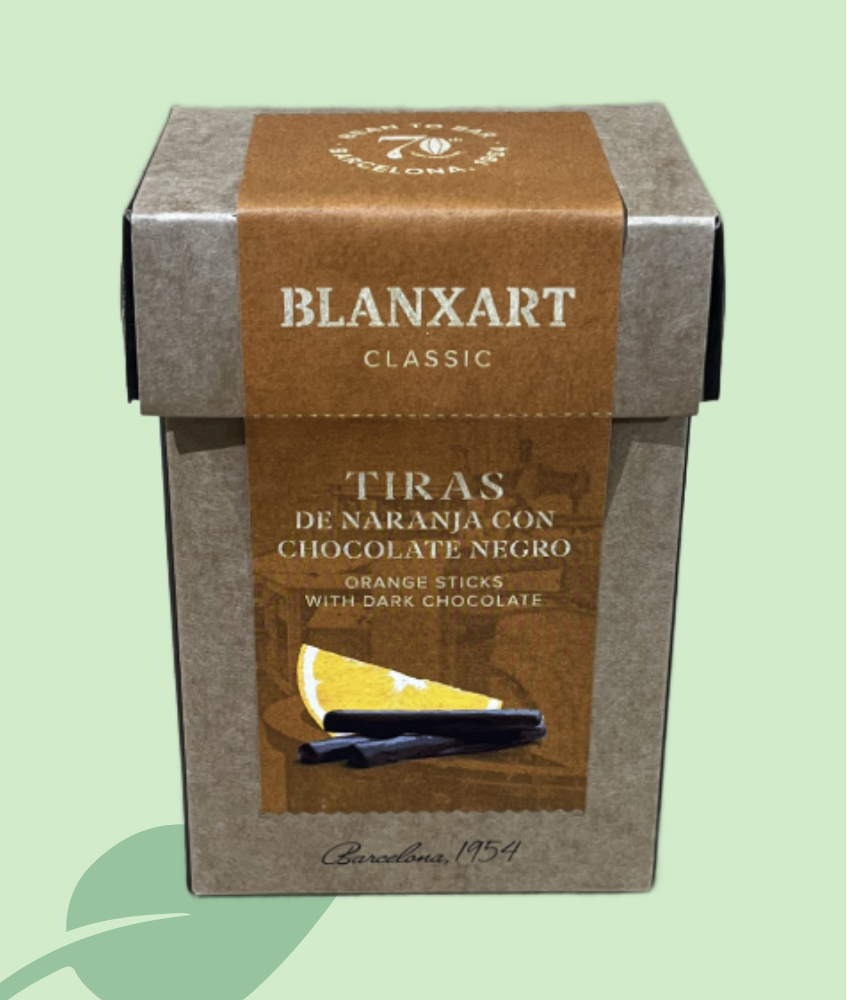Blanxart Tiras Naranja Confitada con Chocolate 100 g