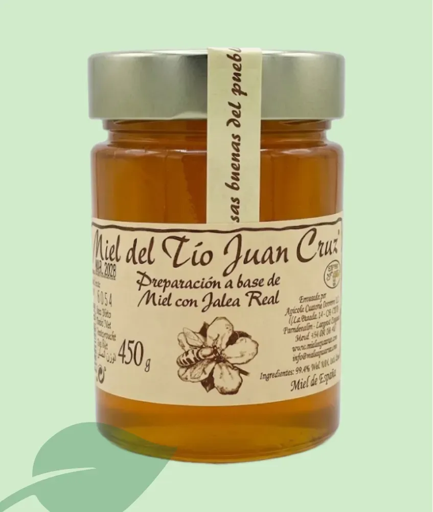 Miel con jalea real Tío Juan Cruz 450 g
