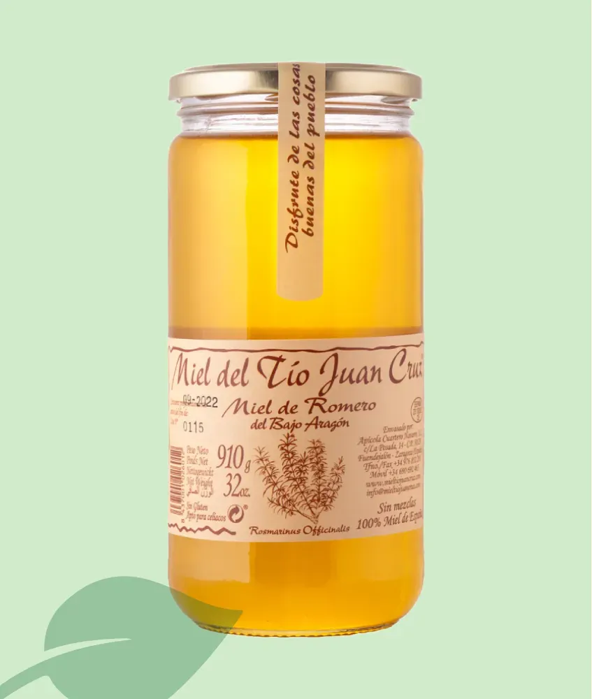 Miel de romero Tío Juan Cruz 910 g y 450 g