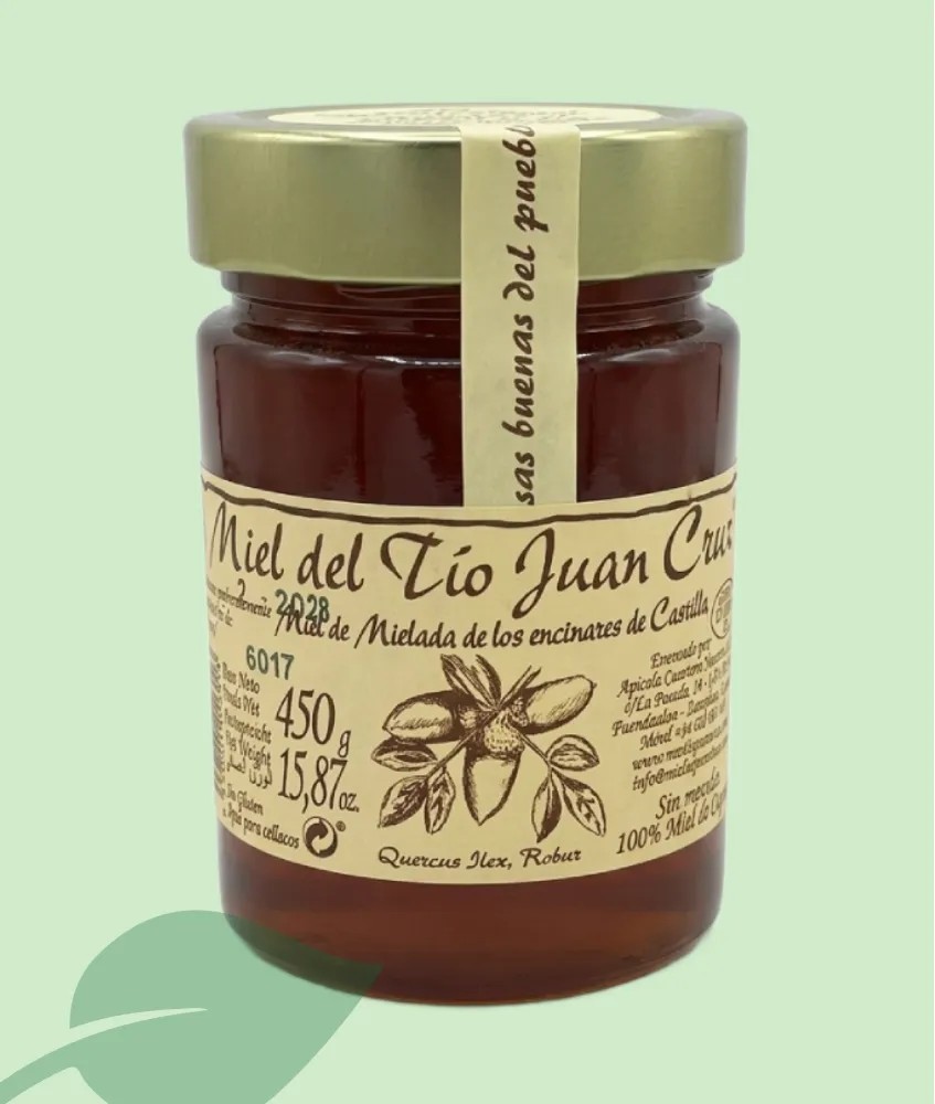 Miel de encina Tío Juan Cruz 910 g y 450 g