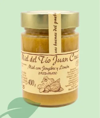 Miel con jengibre Tío Juan Cruz 400g