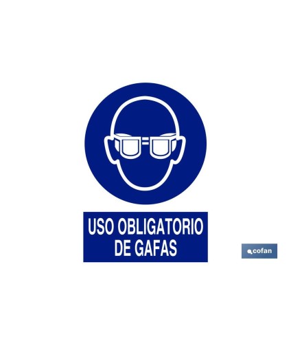 Uso obligatorio de gafas