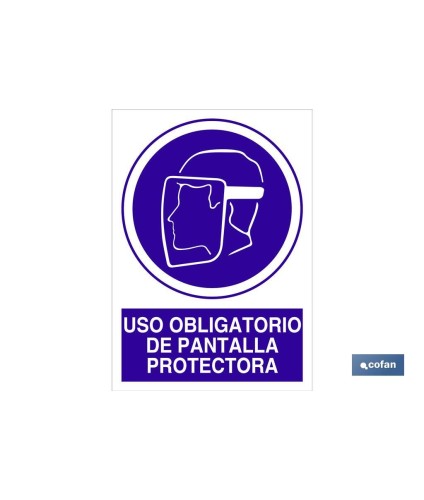 Uso obligatorio de pantalla protectora