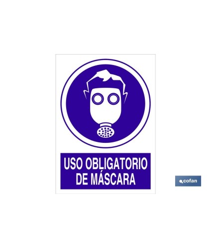 Uso obligatorio de máscara