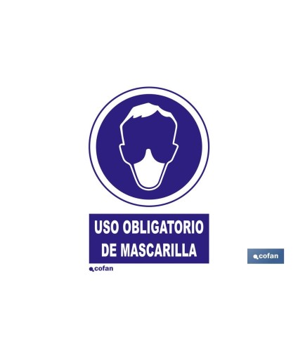Uso obligatorio de mascarilla