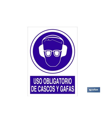 Uso obligatorio de cascos y gafas