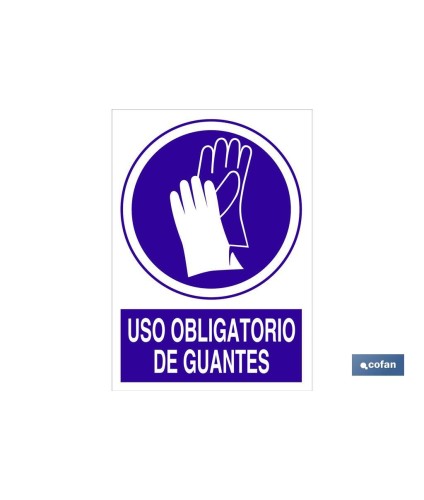 Uso obligatorio de guantes