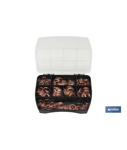 Maletín de Arandelas de Cobre para Tapón Cárter