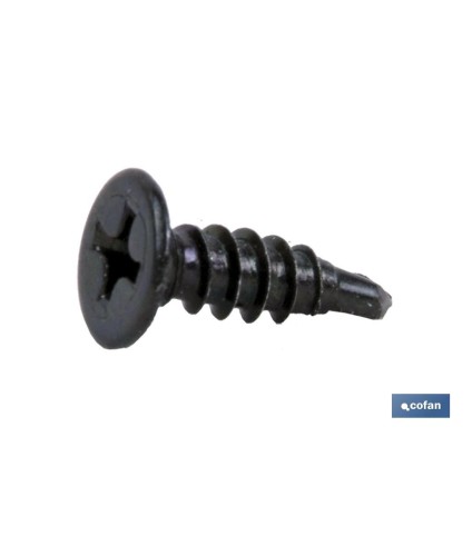 Tornillo Autotaladrante Cabeza Extraplana Phillips Negro