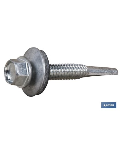 Tornillos de Cubierta con Arandela Acero/EPDM para Vigueta Zincado