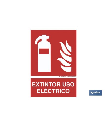 Extintor uso eléctrico