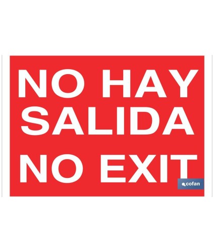 No hay salida. No exit