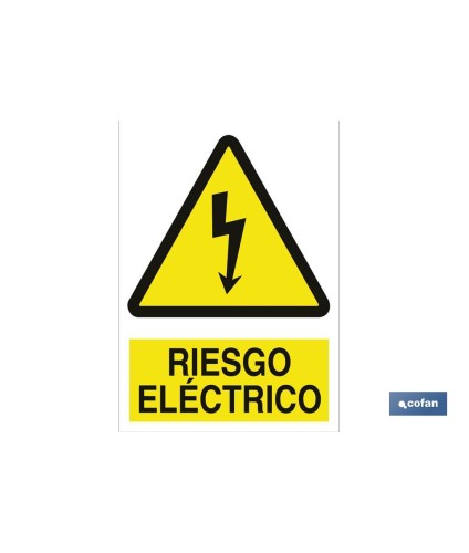 Riesgo eléctrico. El diseño de la señal puede variar, pero en ningún caso se variará el significado de la misma.