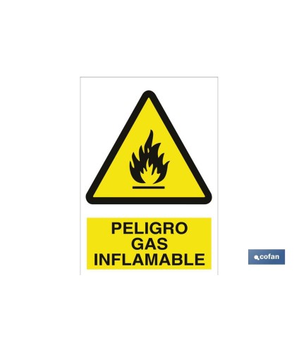 Peligro gas inflamable