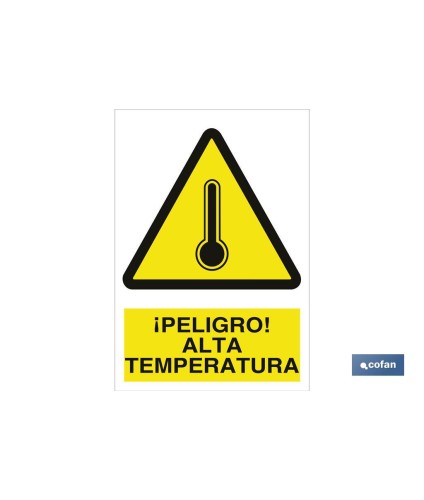 ¡Peligro! alta temperatura
