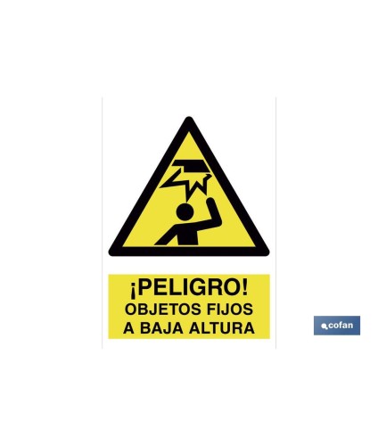 ¡Peligro! objetos fijos a baja altura