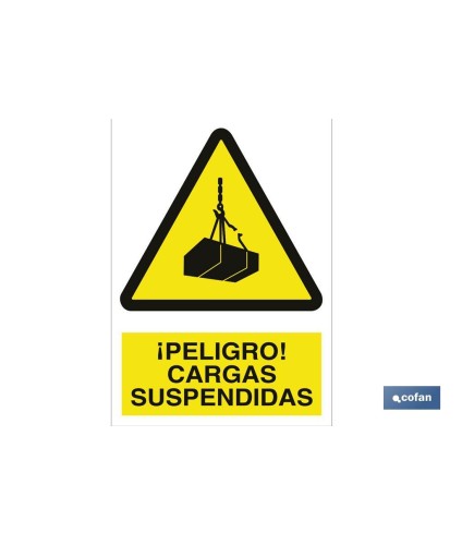 ¡Peligro! cargas suspendidas