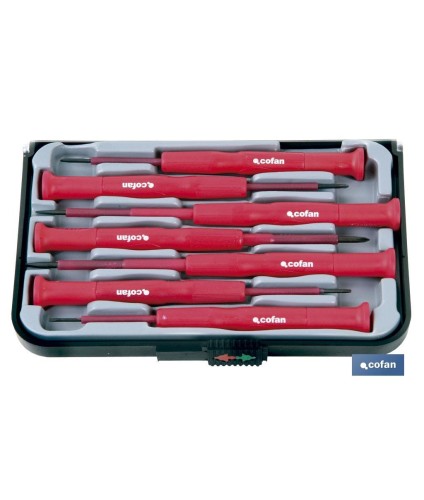 Set de Destornilladores de Alta Precisión Aislados | 7 piezas | Modelos Plano y Phillips