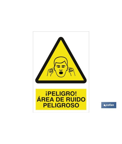 ¡Peligro! área de ruido peligroso