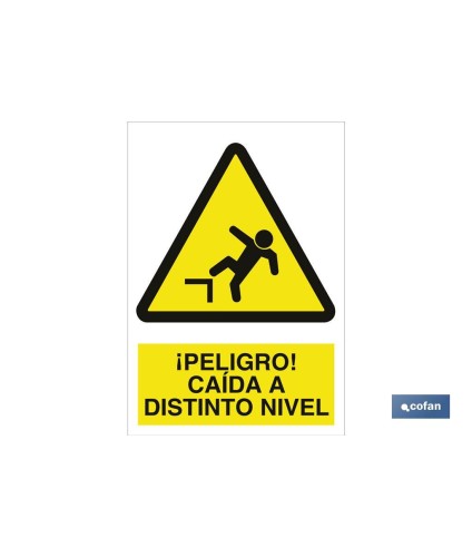 ¡Peligro! caída a distinto nivel