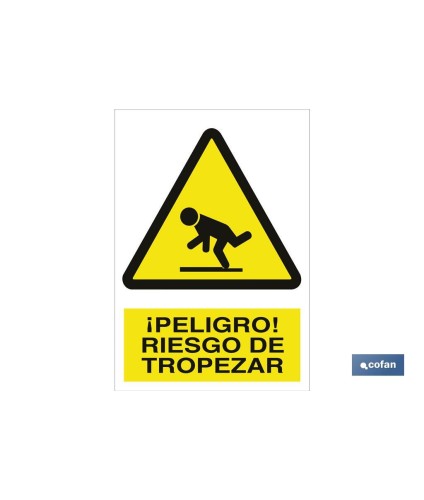 ¡Peligro! riesgo de tropezar