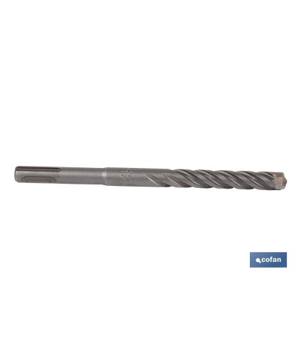 Brocas SDS PLUS para muros 4 puntas
