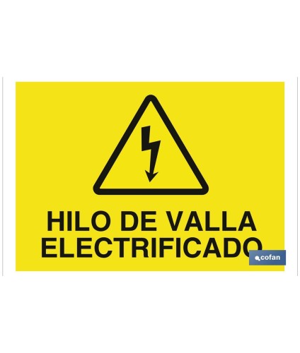 Hilo de valla electrificado