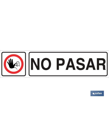 No pasar