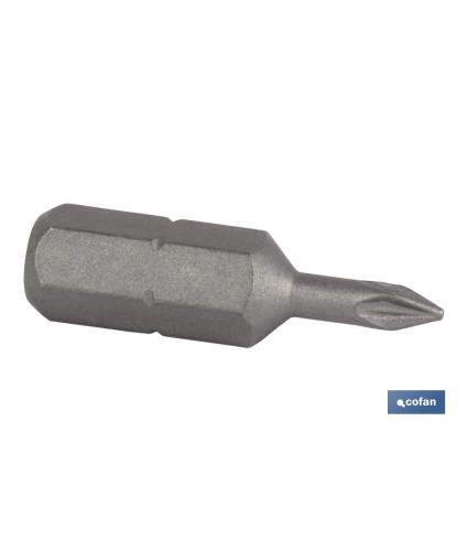 Puntas Pozidrive de atornillar en 1/4\\\" | Con huellas desde PZ 0, PZ 1, PZ 2 y PZ 3 | Versiones de 25 y 50 mm de longitud