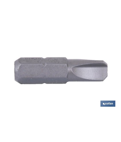 Punta Tri-Wing Extra dura de atornillar | Modelo 1/4 Tri-Wing | Longitud 25 mm